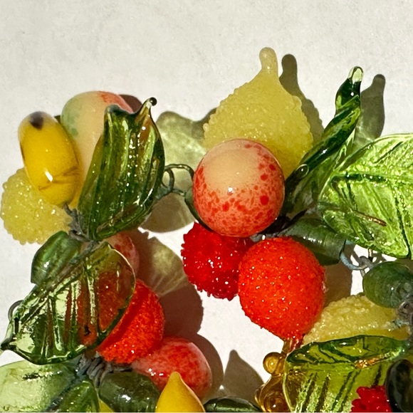 Venetian Glass Tutti Fruity Glass Necklace - Picture 7 of 16